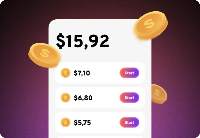 Answer high-
paying surveys